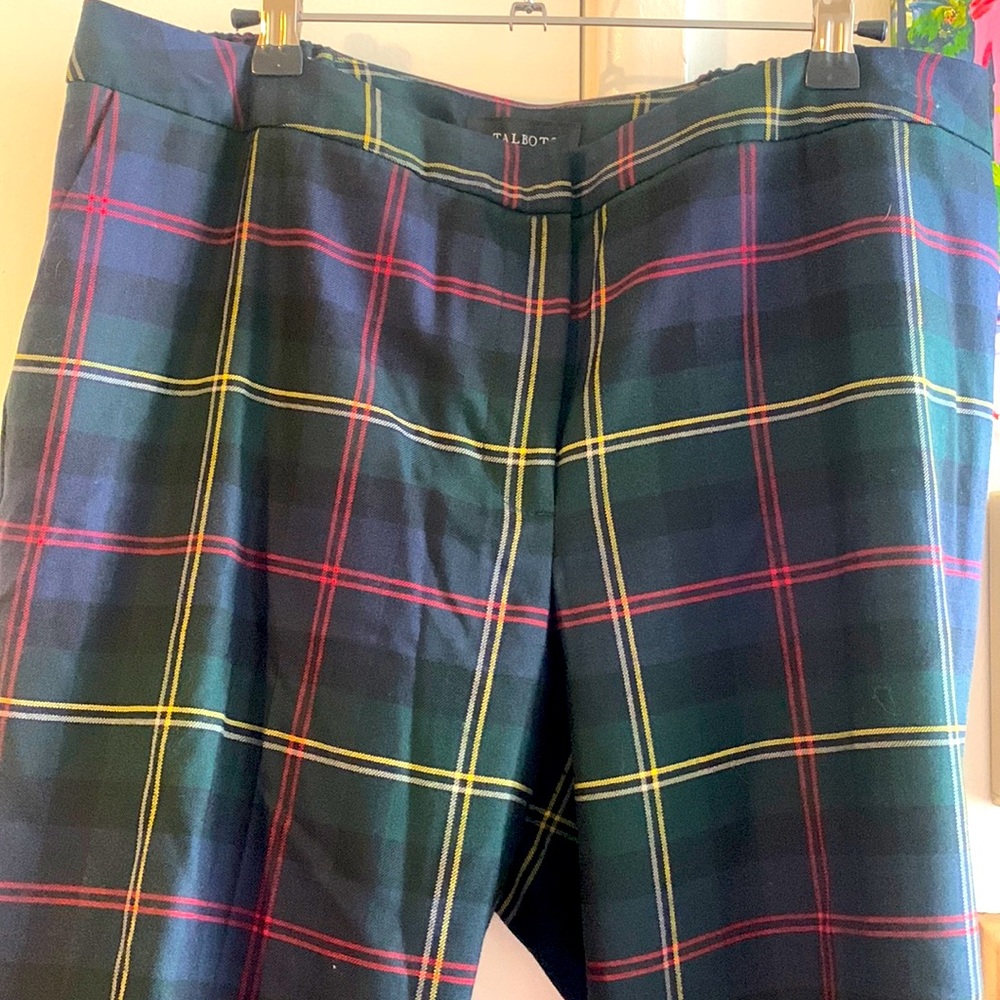 Wool blend pants